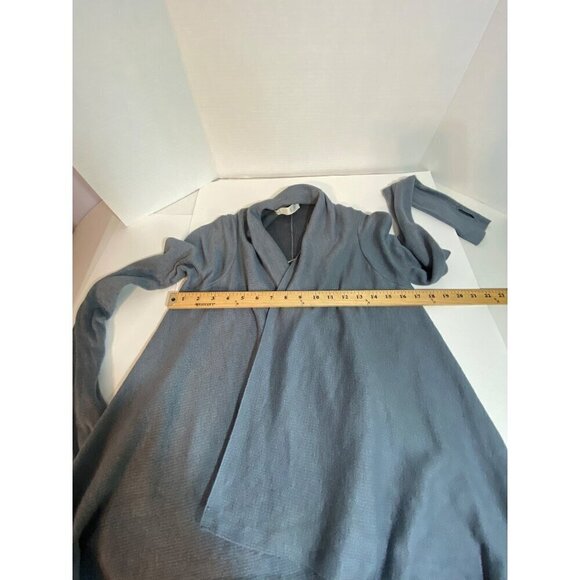 Lululemon Reflection Heather Gray Open Cardigan Wrap High Low Hem Women's Size 2 - Picture 5 of 9